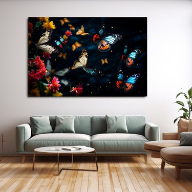 Black Butterfly Painting